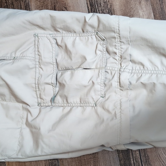 REI Hiking Cargo Pants Large x 32" Convertible Tan Belted Nylon UAP 50+ - Picture 7 of 11